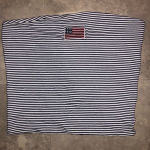 American Flag Tube Top NWOT